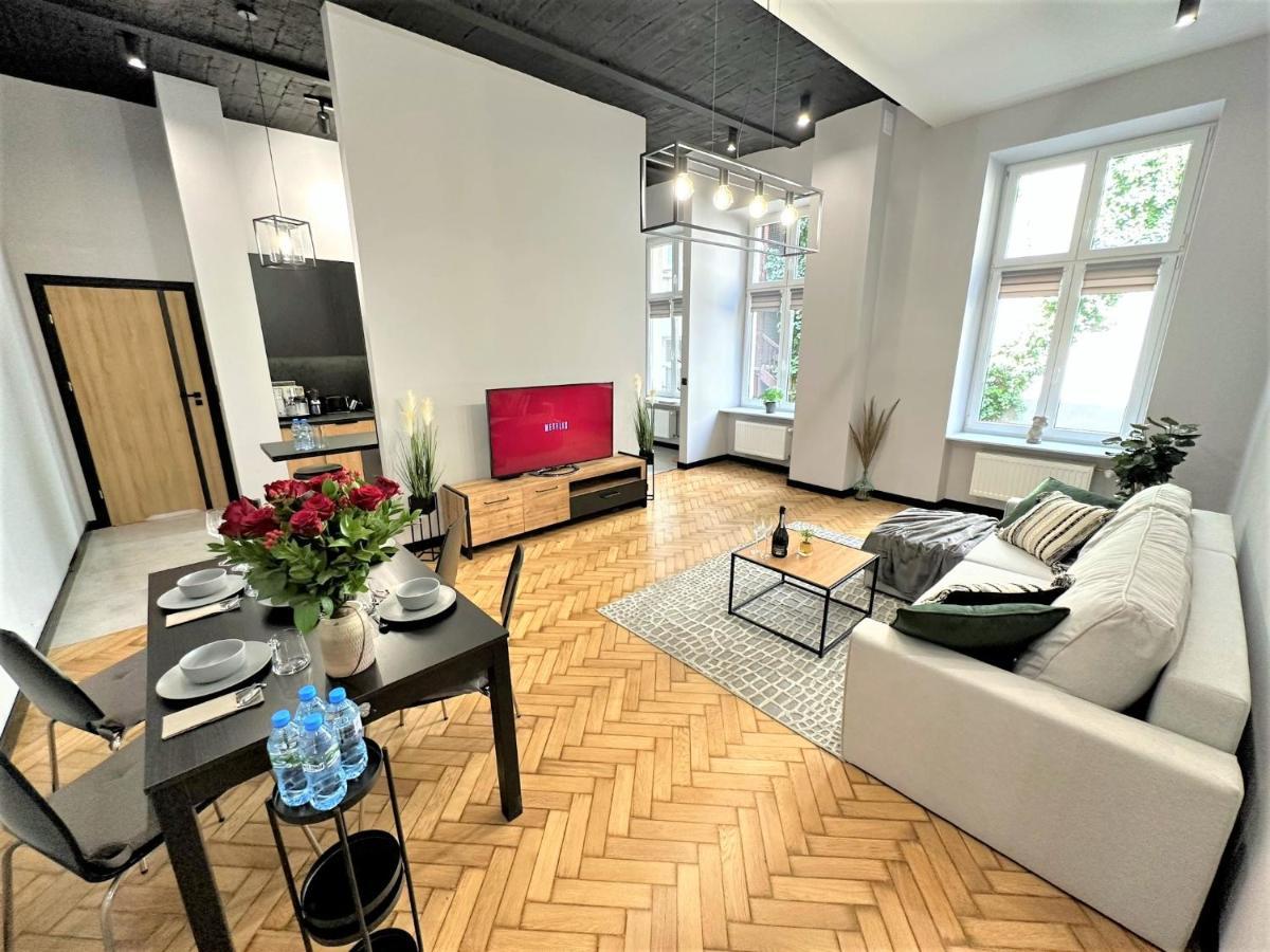 Luxury 100M2 Loft Design-Apartment At Wawel + Netflix クラクフ エクステリア 写真